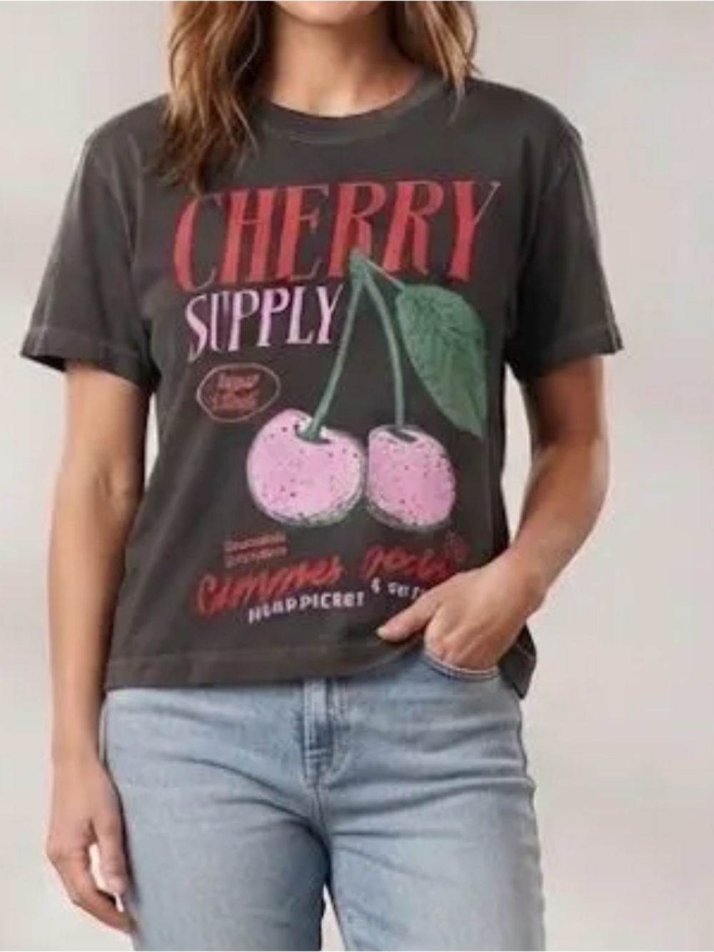 Comfort Colors Black Cherry Graphic Short Sleeve Tee